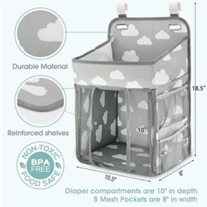 Portable Baby Crib Organizer Bed Hanging Bag - Image 3