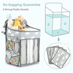 Portable Baby Crib Organizer Bed Hanging Bag - Image 4