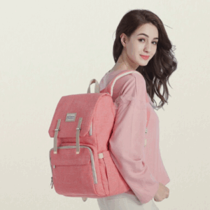Canvas Diaper Bag Travel Backpack - Image 2