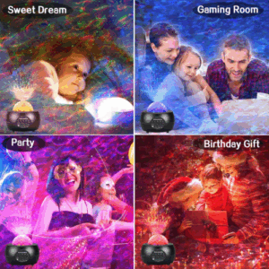 LED Night Light Starry Sky Projector with Bluetooth Wireless Speaker - Image 3